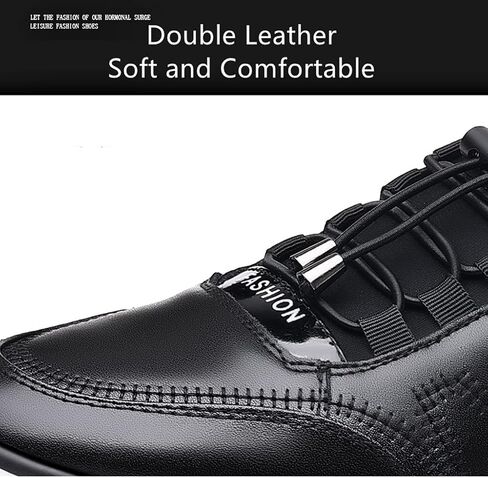 Veslesth Men Casual Luxury Sneakers Leather Loafers Comfort Walking Shoes Fashion Driving Shoes for Male Business Work Office Dress Outdoor in Kuwait