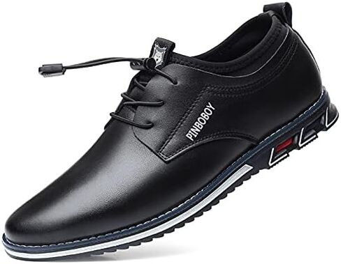 Veslesth Men Casual Luxury Sneakers Leather Loafers Comfort Walking Shoes Fashion Driving Shoes for Male Business Work Office Dress Outdoor in Kuwait
