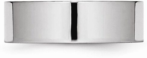 Solid Cobalt Flat 7mm Plain Classic Wedding Band Ring in Saudi Arabia