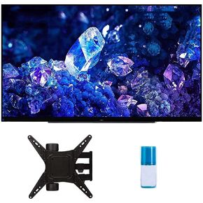 Sony XR42A90K 42" 4K Bravia XR OLED High Definition Resolution Smart TV with a Walts TV Full Motion Mount for 32"-65" Compatible TV's and Walts Screen Cleaner Kit (2022)