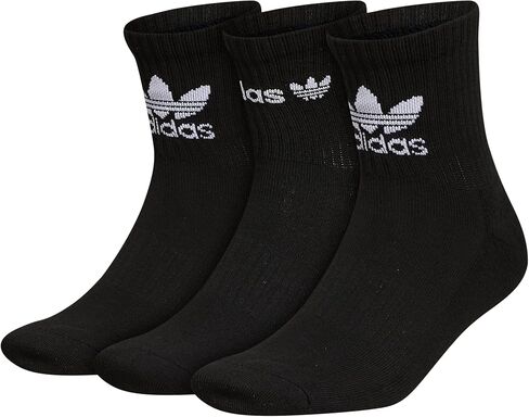 جوارب رجالي ماركة Adidas Originals Icon مبطنة كوارتر (3 أزواج) جورب ربع (عبوة من 3) in Saudi Arabia