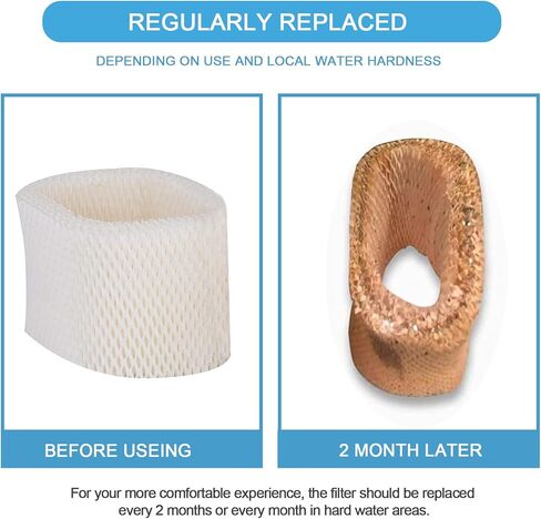BTNTVEN 4 عبوات من مرشحات استبدال مرطب الهواء لفلتر هانيويل HAC504, HAC504AW, فلتر A - يناسب مرطب هوني ويل HCM350, HCM350W, HCM350B, HCM-710, HCM1000, HCM200 in Kuwait