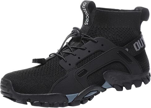 BORAMAX Slip On Sneakers Men Men's Walking Shoes Men's Waterproof Trekking Hiking Shoes Hiking Canvas High Tops Men in Saudi Arabia