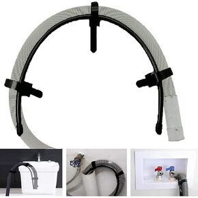 Universal Flexible Laundry Tub Washing Machine Discharge Hose Clip Hose Holder in Kuwait