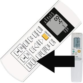 Replacement for Panasonic Air Conditioner Remote Control CSKE18NKU CSKE24NKU CSMKE7NKU CSMKE9NKU CSMKE12NKU CSMKE18NKU CSMKE24NKU CSKS12NB41 CSMKS9NB4U CSKS18NB4U WCSMKS12NB4U CSKE12NB41 CSKE30NKU in Saudi Arabia
