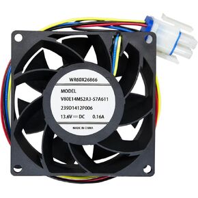 WR60X26866 مروحة تبريد مروحة محرك متوافق مع جي إي يستبدل ثلاجة WR60X10341، WR60X10356، WR60X10357، WR60X24303، WR60X26030، WR60X26033 in Kuwait