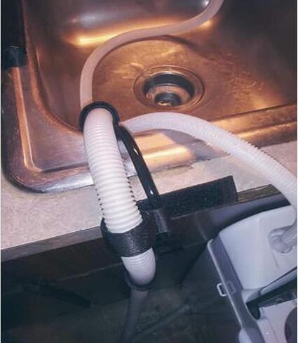 Universal Flexible Laundry Tub Washing Machine Discharge Hose Clip Hose Holder in Saudi Arabia
