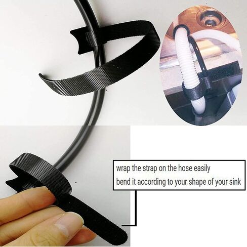 Universal Flexible Laundry Tub Washing Machine Discharge Hose Clip Hose Holder in Saudi Arabia