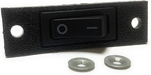 1811-9913 Replacement Black Fan Rocker Switch Compatible With Whirlpool Jenn-Air Cooktops in Saudi Arabia