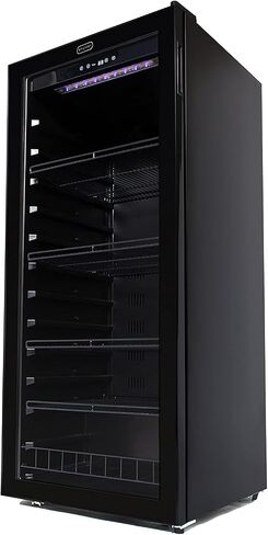 Whynter FWC-1201BB 124 Bottle Freestanding Cabinet Wine Refrigerators Free Standing, One Size, Black in Kuwait