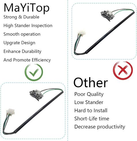 مجموعة مفاتيح غطاء MAYITOP 285671 غسالة لدوامة كينمور AP3094500 PS334600 in Kuwait