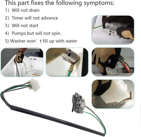 مجموعة مفاتيح غطاء MAYITOP 285671 غسالة لدوامة كينمور AP3094500 PS334600 in Kuwait