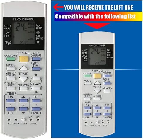 Replacement for Panasonic Air Conditioner Remote Control CWA75C4567 A75C4567 in Saudi Arabia