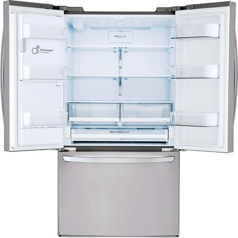 LG LFXS26973S 26 Cu. Ft. Stainless French Door Refrigerator in Saudi Arabia