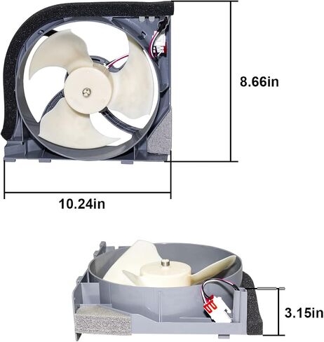 DA97-15765A DA97-15765C Refrigerator Condenser Fan Motor Assembly for Samsung Refrigerator Replaces DA97-12842A, AP6001015, PS11733650, EAP11733650 in Saudi Arabia