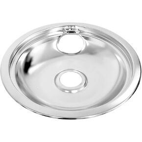 ClimaTek Stove 8" Chrome Drip Bowl Pan fits Sears WB31M0002 WB31M2 WB32K10035 in Saudi Arabia