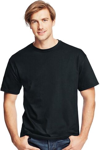 Hanes Men's ComfortSoft 6 Pack Crew Neck Tee in Saudi Arabia