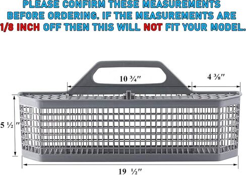 UPGRADED Lifetime Appliance WD28X10128 Silverware Basket Compatible with General Electric (GE) Dishwasher in Saudi Arabia