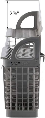 UPGRADED Lifetime Appliance W10190415 Silverware Basket Compatible with Whirlpool, Kenmore Dishwasher - WPW10190415 in Saudi Arabia