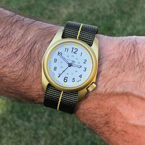 Bertucci A-2A Golden Field Watch | Gold Tone Case in Saudi Arabia