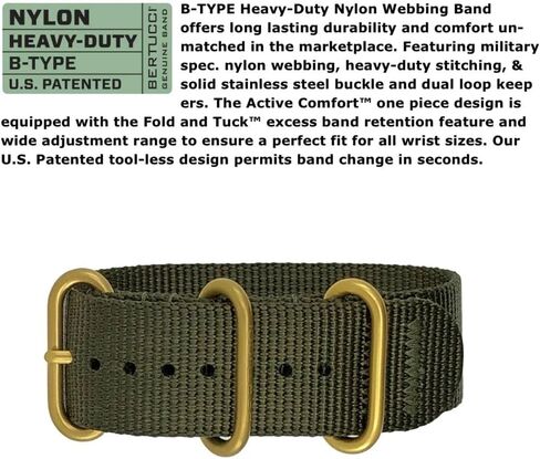 Bertucci A-2A Golden Field Watch | Gold Tone Case in Saudi Arabia