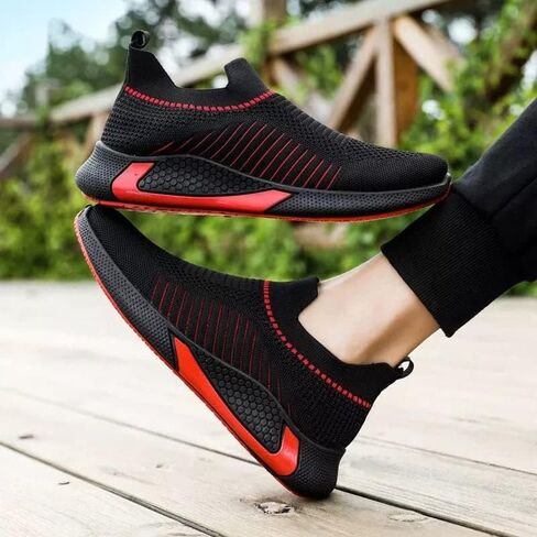 Men's Good Arch Support & Easy to Put On and Take Off Orthopedic Shoes for Men Slip On Comfort Breathable Sneakers in Kuwait