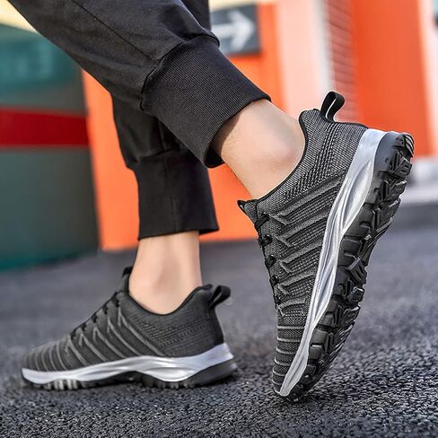 أحذية YOJANEO الرجالية أحذية رياضية كاجوال للرجال أحذية محبوكة مضادة للانزلاق للجري والمشي للرجال in Kuwait