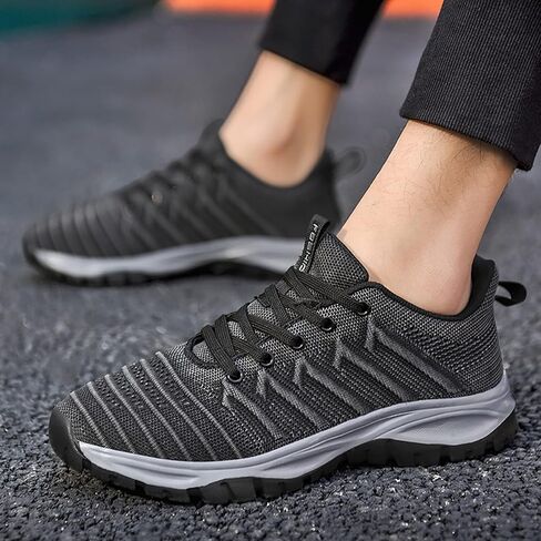 أحذية YOJANEO الرجالية أحذية رياضية كاجوال للرجال أحذية محبوكة مضادة للانزلاق للجري والمشي للرجال in Kuwait