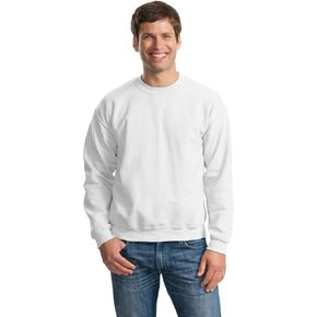 Gildan Activewear 50/50 Crewneck Sweatshirt, 5XL, White in Kuwait