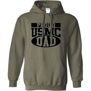 Proud USMC Dad Hooded Sweatshirt in Saudi Arabia