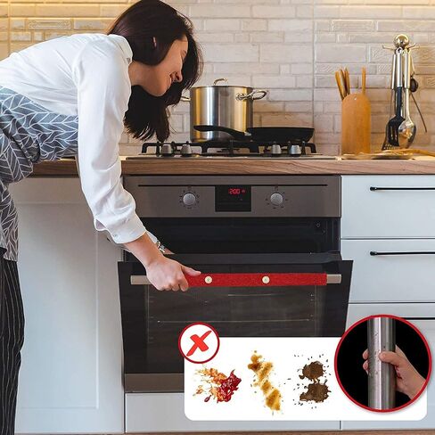 Dicollas Christmas Decorations Gnomes Refrigerator Handle Covers Set of 8Pcs, Christmas Kitchen Decor Appliance Handle Covers-Microwave Oven Dishwasher Fridge Door Handle Covers for Christmas Holiday in Saudi Arabia