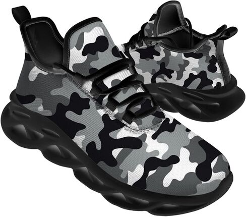 Camo Shoes for Men Women Camouflage Road Running Shoes Sport Walking Tennis Athletic Sneakers Gifts for Boy Girl in Saudi Arabia