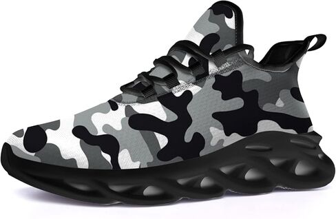 Camo Shoes for Men Women Camouflage Road Running Shoes Sport Walking Tennis Athletic Sneakers Gifts for Boy Girl in Saudi Arabia