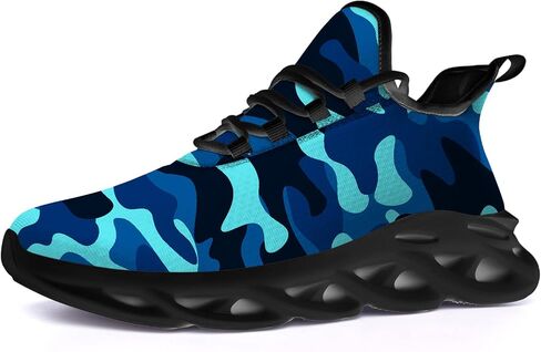 Camo Shoes for Men Women Camouflage Road Running Shoes Sport Walking Tennis Athletic Sneakers Gifts for Boy Girl in Kuwait