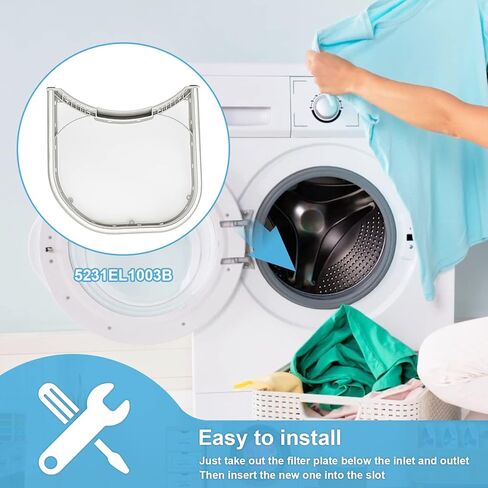 مرشح الوبر المتوافق لمجفف LG DLE0442W LG DLE5955G LG DLE3733W LG DLEX3070W in Kuwait