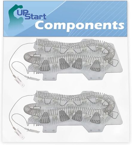 2-Pack DC47-00019A Dryer Heating Element Replacement for Samsung DV395ETPASU/A1 (0000) Dryer - Compatible with DC47-00019A Heater Element - UpStart Components Brand in Saudi Arabia
