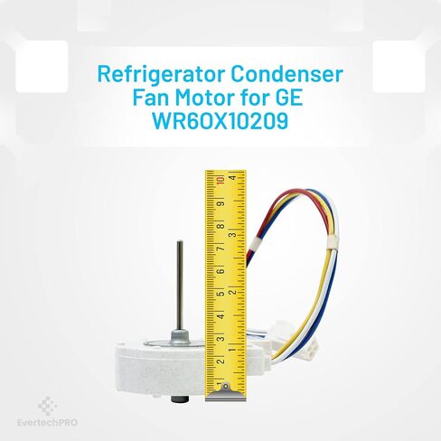 EvertechPRO Refrigerator Motor Dc Control Fan Replacement for GE WR60X10209 WR60X10065 WR60X10080 1195784 AH1483567 in Saudi Arabia