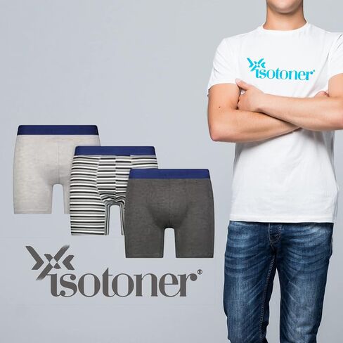 isotoner Mens Boxer Briefs, Boxer Brief for Men 6 Pack - Mens Underwear in Saudi Arabia