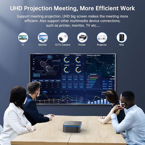 KAMRUI Mini PC Intel 1th Gen N5105 (تصل إلى 2.9 جيجاهرتز) مع ويندوز 11 برو، 8 جيجا DDR4 256 جيجا اس اس دي، يدعم ترقية اس دي، 4 كيه اتش دي، شاشة مزدوجة، 2.4/5G واي فاي، جيجابت إيثرنت، BT4.2 in Kuwait