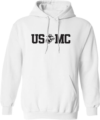USMC Eagle Globe Anchor Adult Hooded Sweatshirt in Saudi Arabia