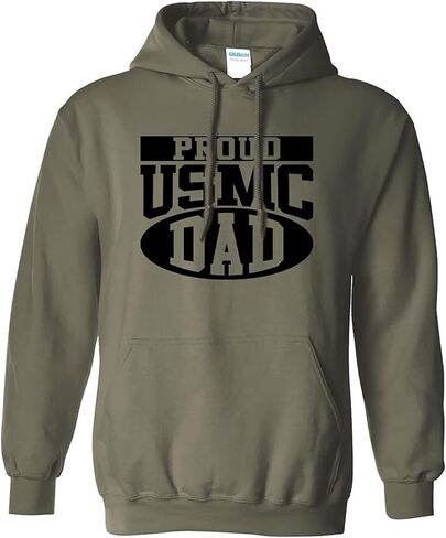 Proud USMC Dad Hooded Sweatshirt in Saudi Arabia