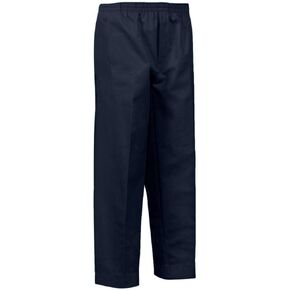 Benefit Wear Mens Full Elastic Waist Pants with Mock Fly