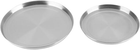 Zerone Stove Top Burner Covers,4Pcs/Set Stainless Steel Kitchen Stove Top Burner Covers Cooker Protection Pan Set Replacement in Saudi Arabia