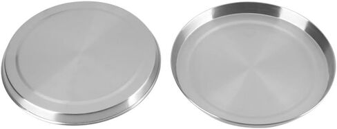 Zerone Stove Top Burner Covers,4Pcs/Set Stainless Steel Kitchen Stove Top Burner Covers Cooker Protection Pan Set Replacement in Saudi Arabia