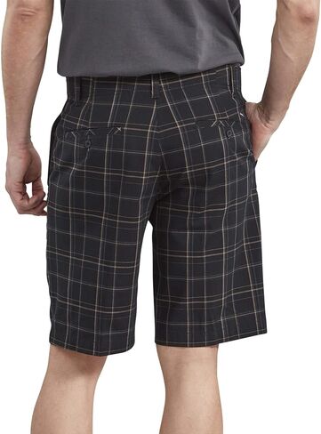 Dickies Men's 11 Inch Flex Active Waist Washed Yarn Dyed Short in Saudi Arabia