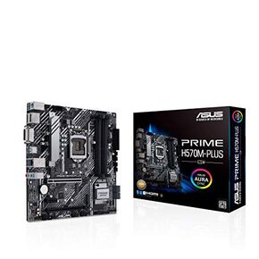 ASUS Prime H570M-PLUS/CSM LGA1200 (انتل 11th/10th Gen) لوحة الأم MicroATX (PCIe 4.0، 8 مراحل، HDMI، DVI، DisplayPort، Dual M.2، Intel 1GB LAN، USB 3.2 Gen 2 النوع C، Thunderbolt™ 4، ACCE) in Kuwait