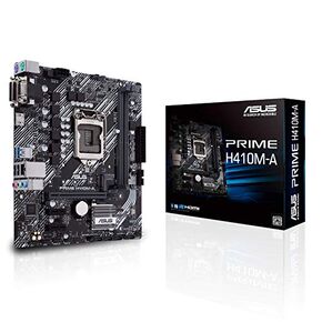 ASUS Prime H410M-A/CSM LGA1200 (Intel® 10th Gen) Micro-ATX Commercial Motherboard (M.2 Support, HDMI, D-Sub, DVI, USB 3.2 Gen 1, COM Header, TPM Header and ASUS Control Center Express) in Saudi Arabia