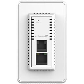 Edimax IAP1200 2x2 AC1200 نقطة وصول PoE ثنائية النطاق داخل الجدار، نقطة وصول لاسلكية لمواقع فردية ومتعددة، معرفات SSID متعددة لإدارة الأمان، أبيض in Kuwait
