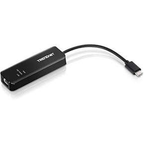 TRENDnet USB 2.0 to 10/100 Fast Ethernet LAN Wired Network Adapter for MacBook, TU2-ET100, ChromeBook, Windows 8.1 and Earlier, Linux, and Specific Android Tablets, ASIX AX88772A Chipset