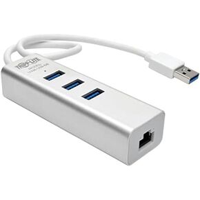 TRIPP LITE USB 3.0 SuperSpeed to Gigabit Ethernet NIC Network Adapter, White (U336-000-GBW) in Kuwait